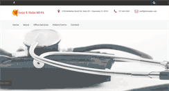 Desktop Screenshot of drsmadan.com